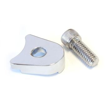 Aeroflow Billet Distributor Hold Down Clamp Chrome 
