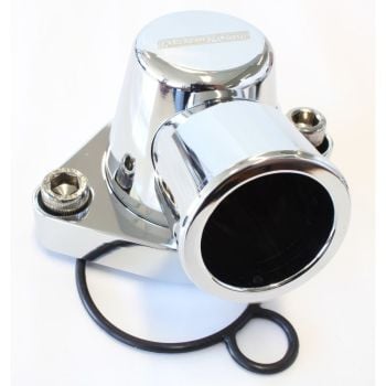 Aeroflow Billet Thermostat Housing Chrome 
