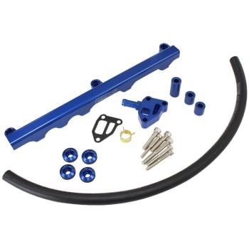 Aeroflow Billet Fuel Rail Kit Blue 