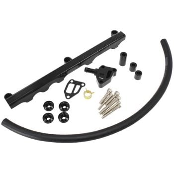 Aeroflow Billet Fuel Rail Kit Black 