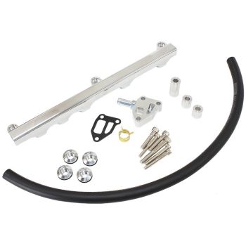 Aeroflow Billet Fuel Rail Kit Polished 