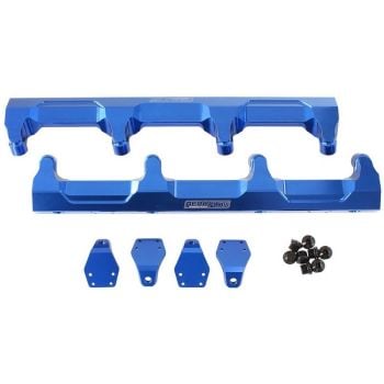 Aeroflow Billet EFI Fuel Rails Blue
