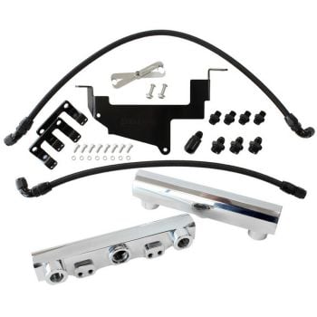 Aeroflow Billet Fuel Rail Kit suit Subaru BRZ & Toyota 86Polished Finish