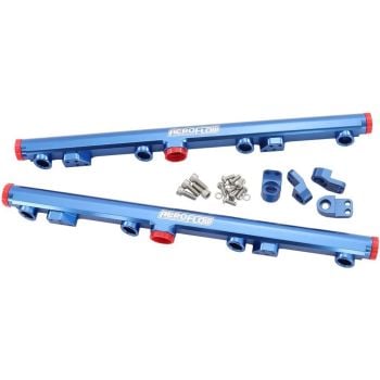 Aeroflow AF64-2155 GM LS1 LS2 LS3 Fuel Rail Blue -8ORB