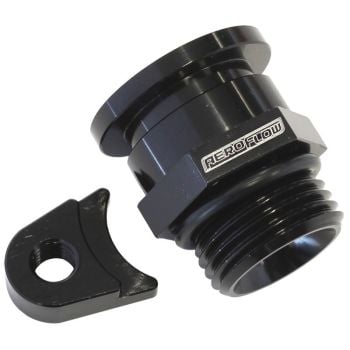 Aeroflow Fuel Pressure Regulator Adapter Black 