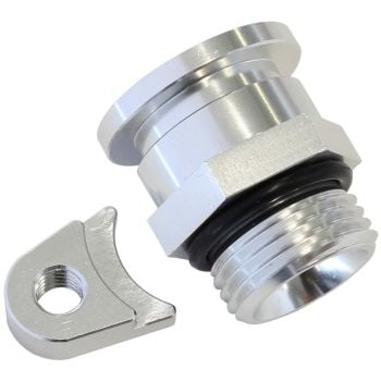 Aeroflow Fuel Pressure Regulator Adapter Silver 