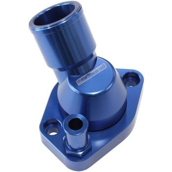 Aeroflow AF64-2233 45 Deg Swivel Blue Thermostat Housing Aeroflow fits Ford Windsor