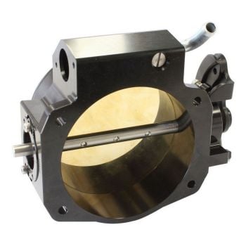Aeroflow AF64-2270BLK GM LS 105mm Throttle Body Black Uses Std Idle & TPS