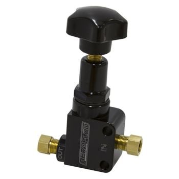 Aeroflow Brake Proportioning Valve Black with 1/8in NPT Ports