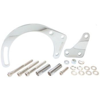 Aeroflow Low Mount Alternator Bracket Chrome 