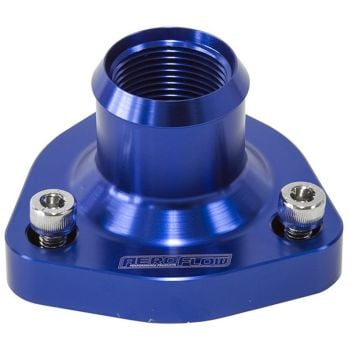 Aeroflow Billet Thermostat Housing Blue 