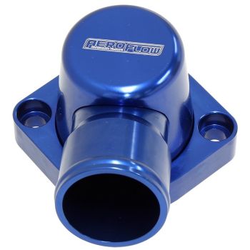 Aeroflow Billet Thermostat Housing Blue 