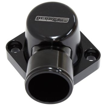 Aeroflow Billet Thermostat Housing Black 