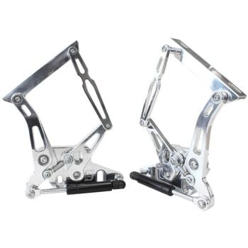 Aeroflow Billet Bonnet Hinge Kit Polished Finish 
