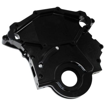 Aeroflow Billet Timing Cover Black 