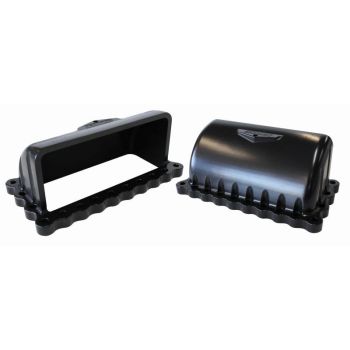 Aeroflow Billet Burst Panel Deflector Shield Black