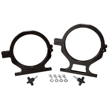Aeroflow Billet Nitrous Bottle Brackets Black 