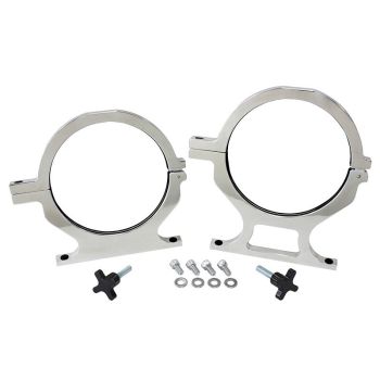 Aeroflow Billet Nitrous Bottle Brackets Polished Finish 
