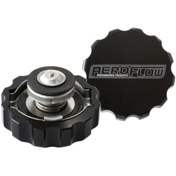 Aeroflow Billet Radiator Cap Small Style suit 32mm Water Neck Black