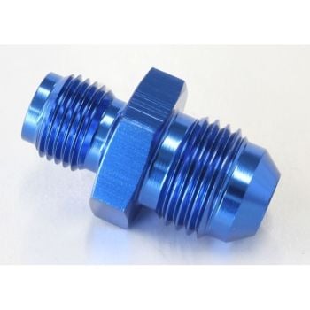 Aeroflow Inverted Seat Adapter 7/16in-24 to -6AN Blue