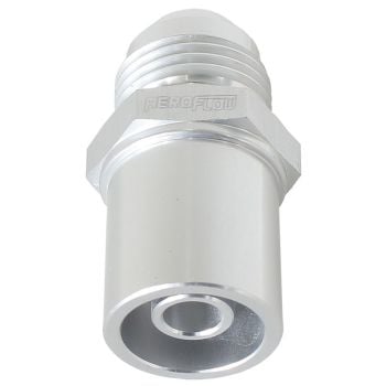 Aeroflow Push In Front Valve Cover Breather Adaptor -8AN Sliver 20mm OD 