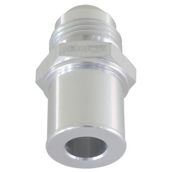 Aeroflow Push In Rear Valve Cover Breather Adaptor -8AN Silver 19mm OD 