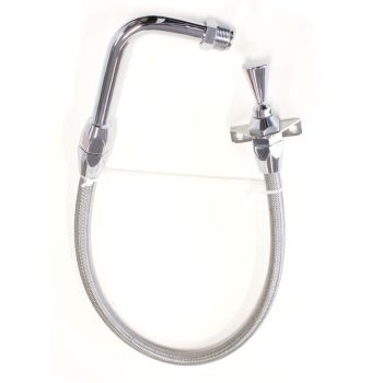 Aeroflow Firewall Mount Flexible Stainless 60cm Dipstick suit Ford C4 Pan