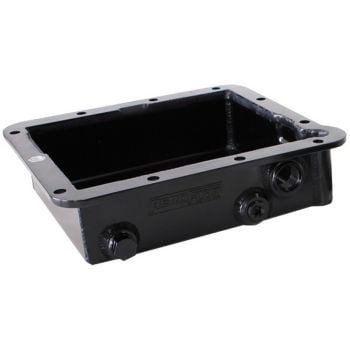 Aeroflow 3in Deep Fabricated Transmission Pan Black 
