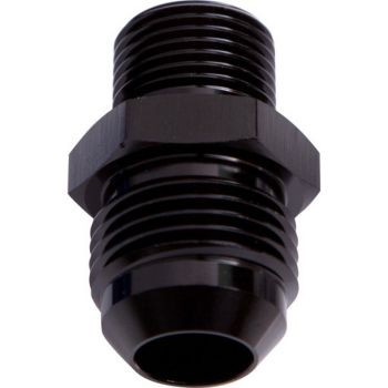 Aeroflow Water Inlet/Outlet Male -6AN to M14 x 1.5mm Fitting Black 