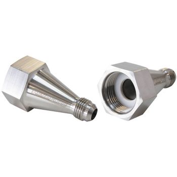 Aeroflow Nitrous Bottle Adapter with Filter -6AN Supplied with 150 Micron Filter