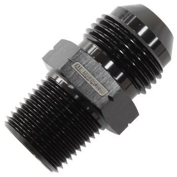 Aeroflow 1/2in BSPT to -10AN Adapter Black
