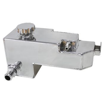 Aeroflow Fabricated Radiator Overflow Tank Polished 