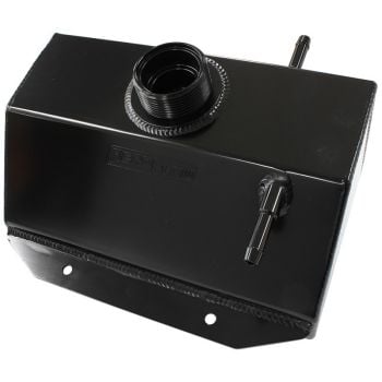 Aeroflow Fabricated Radiator Overflow Tank Black 