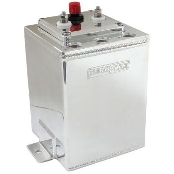 Aeroflow Single 40mm Pump Surge TankPolished Finish