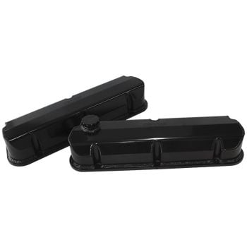 Aeroflow Fabricated Aluminium Valve Covers Black 