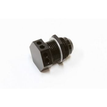 Aeroflow Bolt In Breather Bulkhead -10 Black