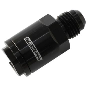 Aeroflow Push-On EFI Fuel Fitting 3/8in Hose Pressure Side Black