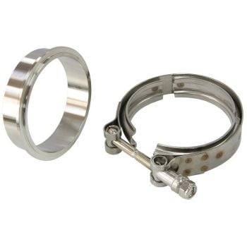 Aeroflow Turbine Outlet Flange & V-Band Stainless 