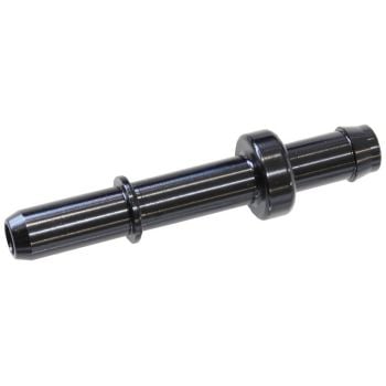 Aeroflow Push-In to Barb EFI Fuel Fitting 8mm/5/16in Barb to male hard tube Black