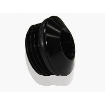 Aeroflow Slimline ORB Port Plug -6AN Black