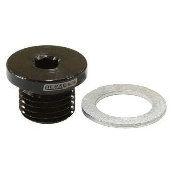 Aeroflow Metric Port Plug M12 x 1.25Black