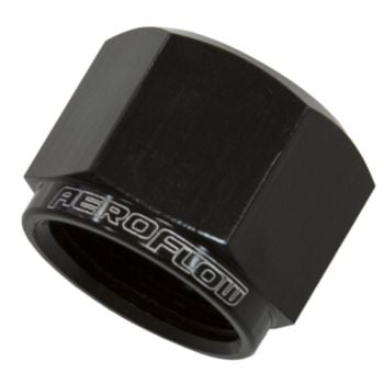 Aeroflow AN Flare Cap -6AN Black