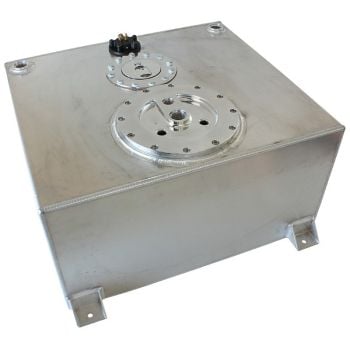 Aeroflow Alloy 57L Fuel Cell Flat Bottom Triple 60mm Pump Hanger & Sender