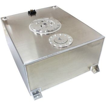Aeroflow Alloy 76L Fuel Cell Flat Bottom Triple 60mm Pump Hanger & Sender