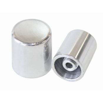 Aeroflow Billet A/C Charge Port Cover 