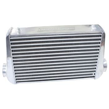 Aeroflow Aluminium Intercooler with 3in Inlet/Outlets Polished Finish. 450 x 300 x 76mm