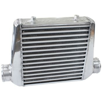 Aeroflow Aluminium Intercooler with 3in Inlet/Outlets Polished Finish. 280 x 300 x 76mm