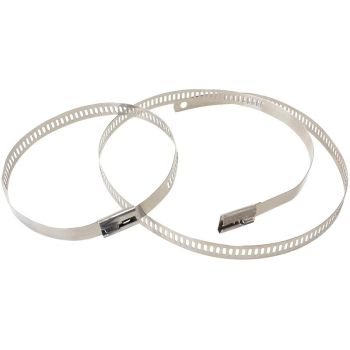 Aeroflow Snap Lock Ties Stainless Ties 6 pieces x 18in
