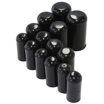 Aeroflow AF9290-016-01 Vaccum Blank Off Plug Metric Black 16 Silicone Cap Block