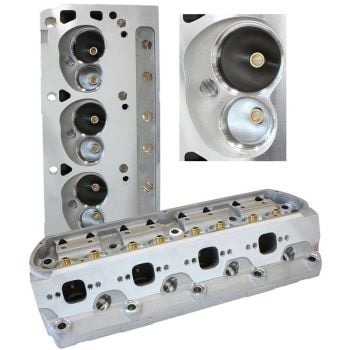 Aeroflow Bare 185cc Aluminium Cylinder Heads with 58cc Chamber Pair